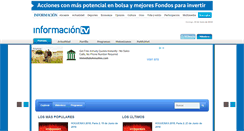 Desktop Screenshot of informaciontv.es